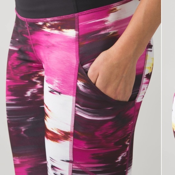 Lululemon Speed Tight IV Full-On Luxtreme Pigment Wind Berry Rumble Multi Size 2 - Picture 2 of 11